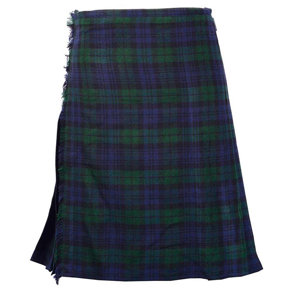 Tartan Kilt Black Watch 8 Yard Scottish Traditional Highland Clothing 40