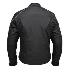 RIDERACT® Waterproof Motorcycle Jacket Cordura Classic Black