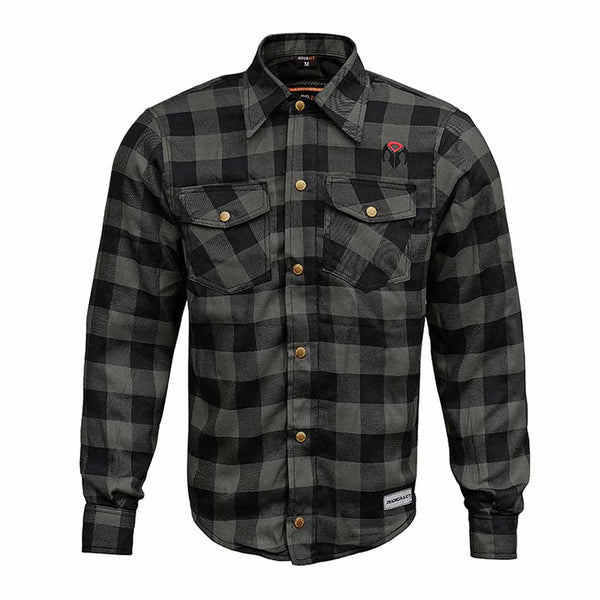 Kevlar plaid sales motorcycle shirt