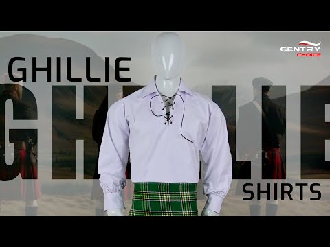 Jacobite Shirt White Ghillie Shirt
