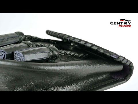 Highland Celtic Embossed Sporran Black Traditional Scottish Accessory