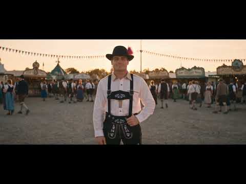 Men's Suede Lederhosen Black "Schuts" Bavarian Outfit for Men