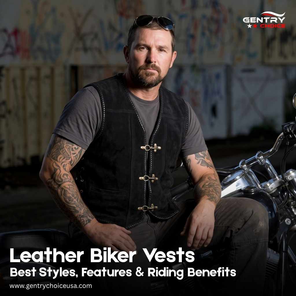 Leather Biker Vests: Best Styles, Features & Riding Benefits