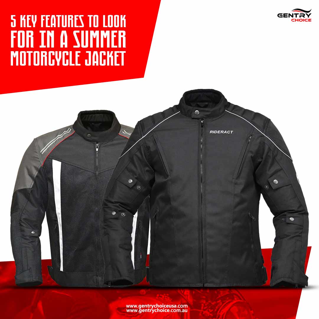 5 Key Features to Look for in a Summer Motorcycle Jacket