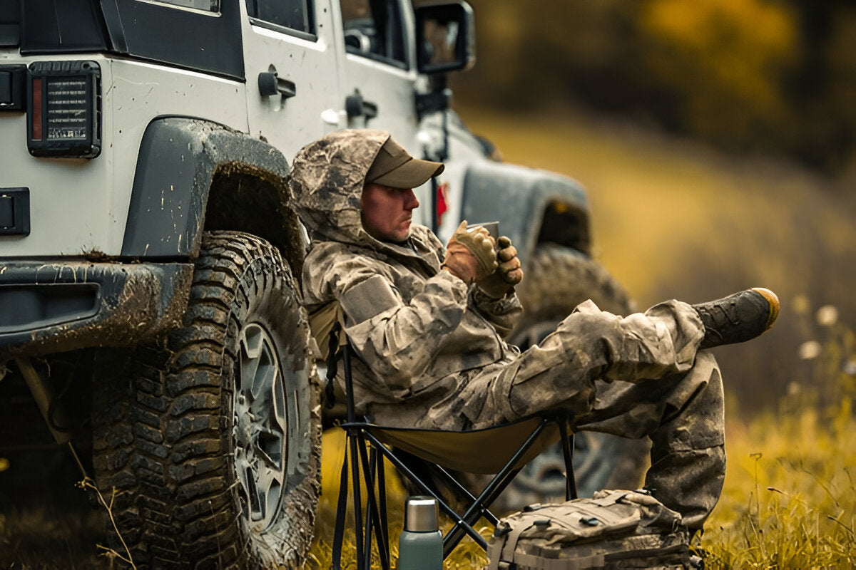 Walking Stick with Seat | Shooting Stick | Portable Camping Stool