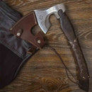 Viking Axe with Leather Rope and Sheath