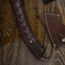Handmade Viking Axe with Ashwood Handle & Leather Roping