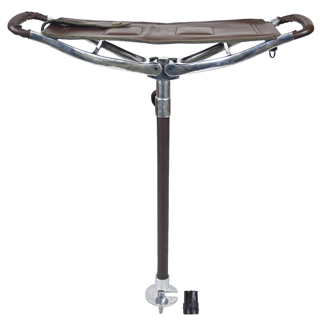 Gentry Choice® Leather Walking Stick Seat – Venator Coffee Brown