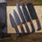 5 pieces set of kitchen knives