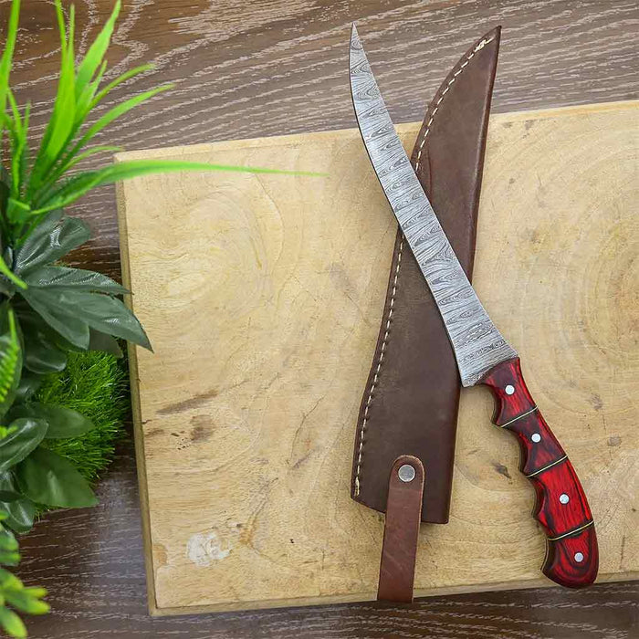 Handmade Fillet Knife with Sheath
