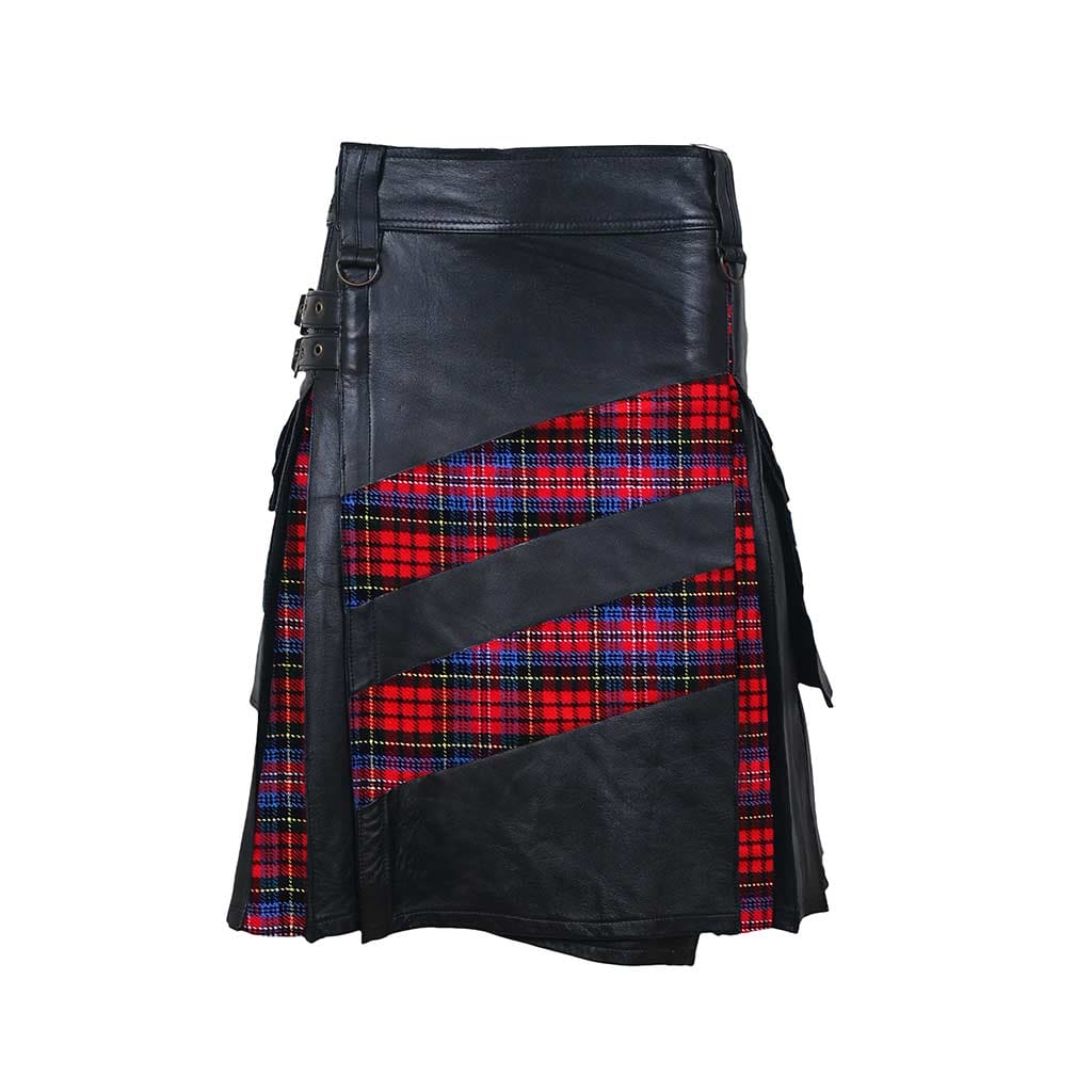 Customized Hybrid Leather Kilt MacPherson