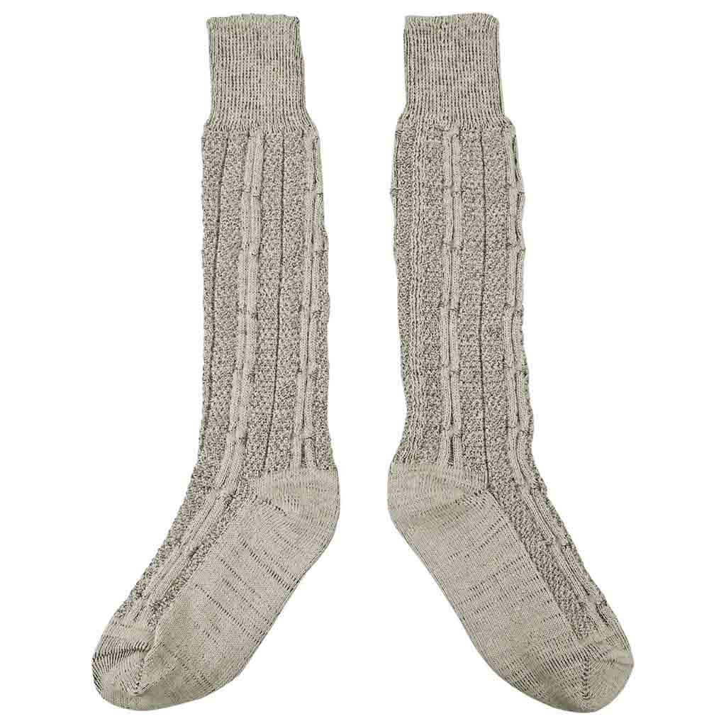 Authentic Bavarian Socks Grey Classic Oktoberfest outfit