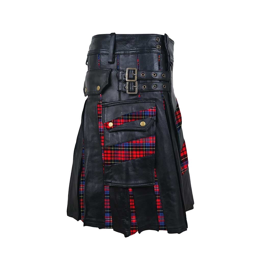 Customized Hybrid Leather Kilt MacPherson