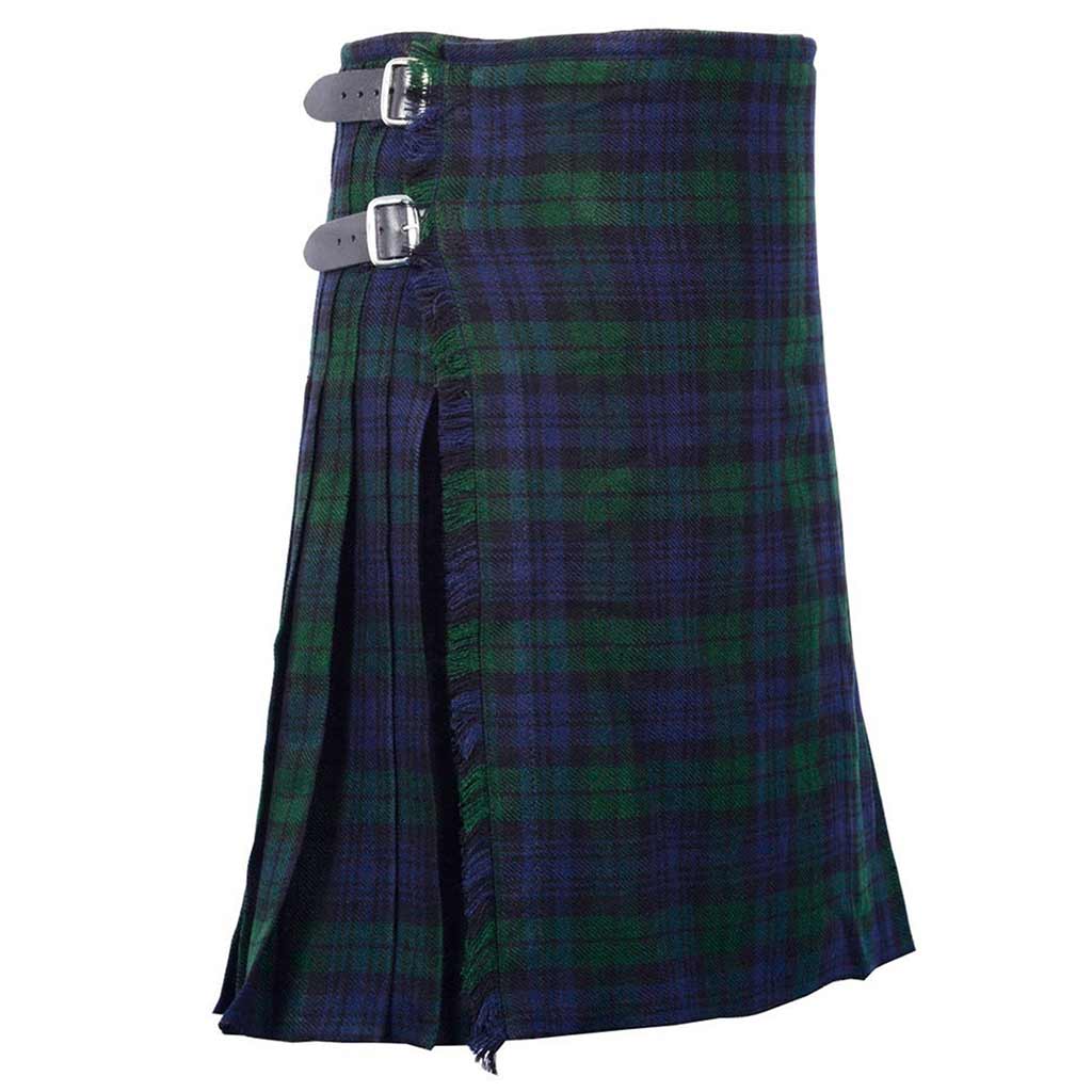 Tartan Kilt Black Watch 8 Yards Highlander Dress