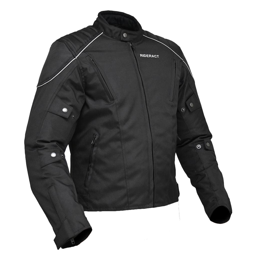 RIDERACT® Cordura Waterproof Motorcycle Jacket | Classic Riding Jacket