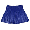 Blue utility leather kilt