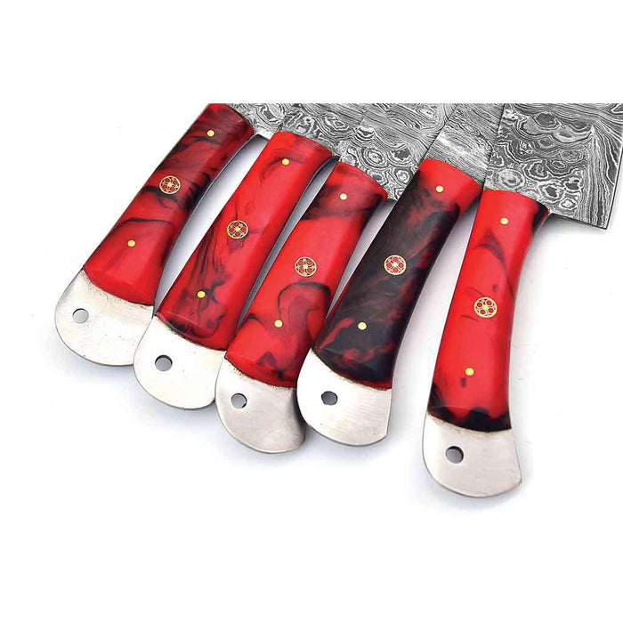 Beautiful knife set handles