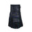 Customized leather kilt with pockets