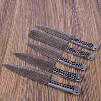 High carbon Damascus steel knives for home