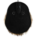 Leather sporran back pose