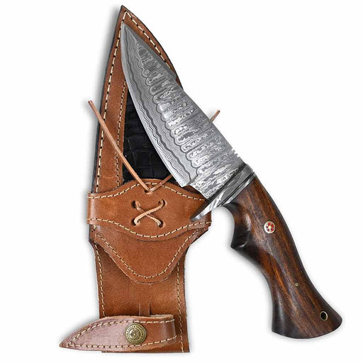 best Hunting knife with leather sheath