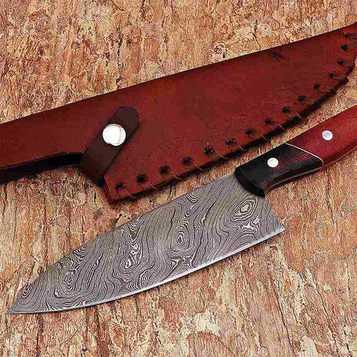 Best Kitchen Knife with leather Sheath