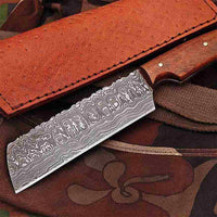 Knife with Leather Sheath 
