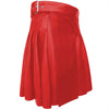 Image of Gentry Choice Customized leather kilt red