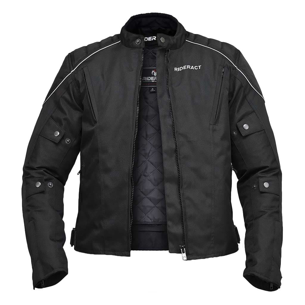 RIDERACT® Cordura Waterproof Motorcycle Jacket | Classic Riding Jacket