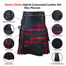 Gentry Choice Customized Hybrid Leather Kilt infograohics