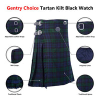 Gentry Choice Tartan Kilt infographics 