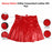 Gentry Choice Customized Leather Kilt Red infographics