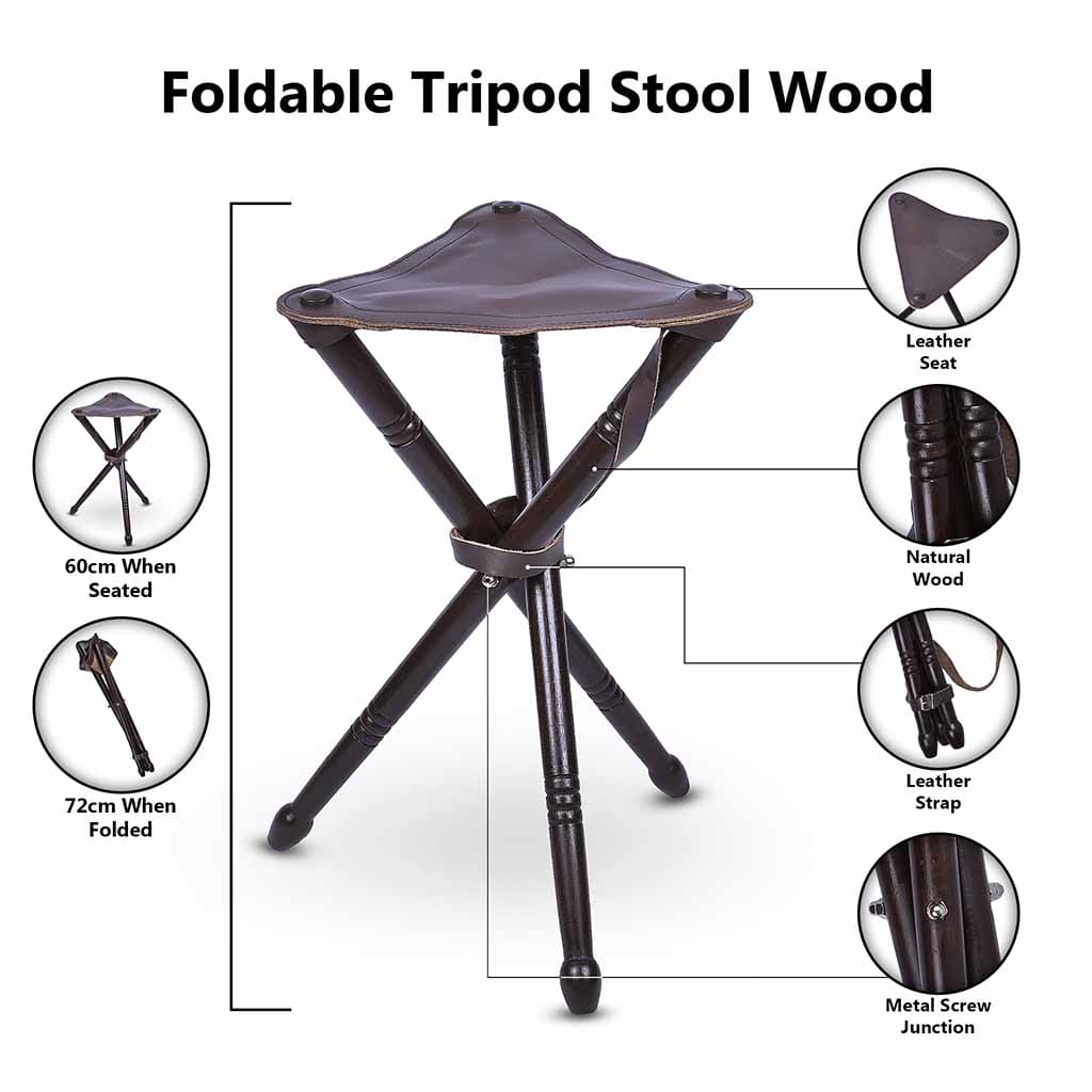 Gentry Choice Tripod Stool infographics 