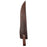 Knife with leather sheath