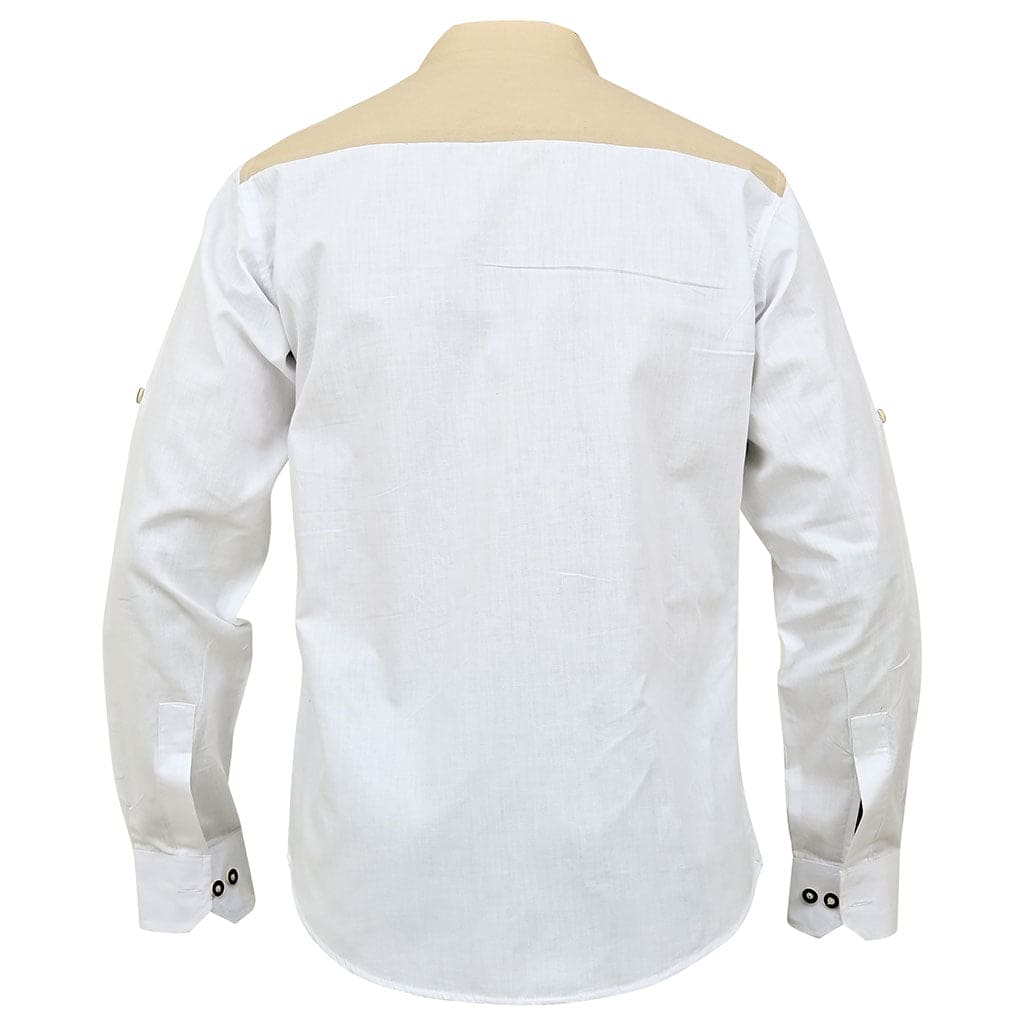 Authentic Bavarian Shirt white back view