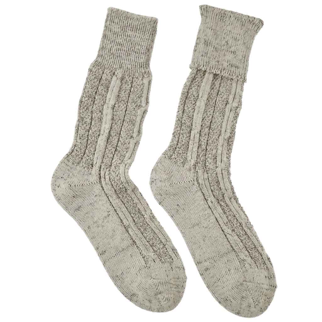 Authentic Mens Oktoberfest Socks Grey Classic Lederhosen Socks