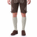 Authentic Mens Oktoberfest Socks Grey Classic Lederhosen Socks