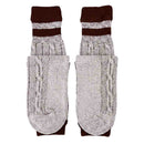 Authentic Mens Oktoberfest socks Two Piece Grey with Brown Stripes