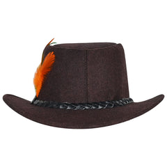 Traditional Bavarian Hat Dark Brown