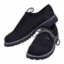 Mens German Shoes Leather | Black lederhosen footwear