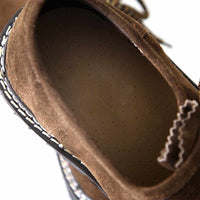Suede Men's Leather Oktoberfest Shoes Dark Brown