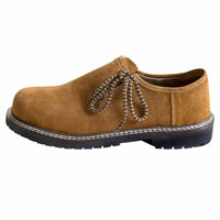 Suede Mens Leather Oktoberfest Shoes Golden Brown