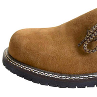 Suede Mens Leather Oktoberfest Shoes Golden Brown