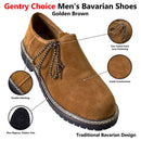 Suede Mens Leather Oktoberfest Shoes Golden Brown