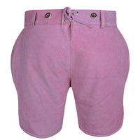 Rear product view of Womens Oktoberfest Outfit Lederhosen Suede Leather Oktoberfest Dress Rose Pink