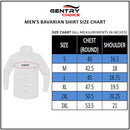 Bavarian shirt size chart