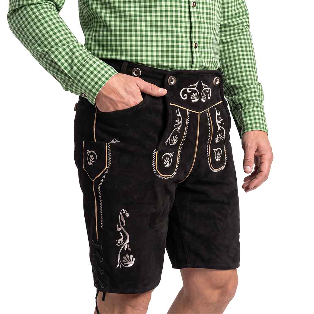 Clsoe view of wearing Oktoberfest outfit bavarian costume
