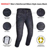 Image of Motorcycle jeans infographics