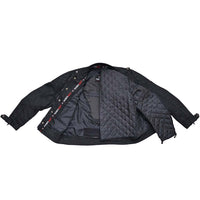 RIDERACT® Stellar Waxed Cotton Motorcycle Jacket | Biker Jacket