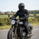RIDERACT® Stellar Waxed Cotton Motorcycle Jacket | Biker Jacket